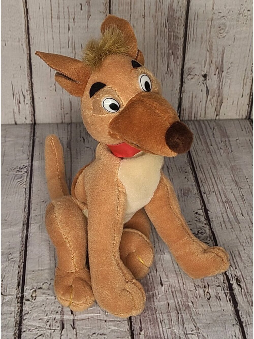 8" Vtg 1998 Dennys All Dogs Go To Heaven Charlie Beanbag Plush Christmas MGM